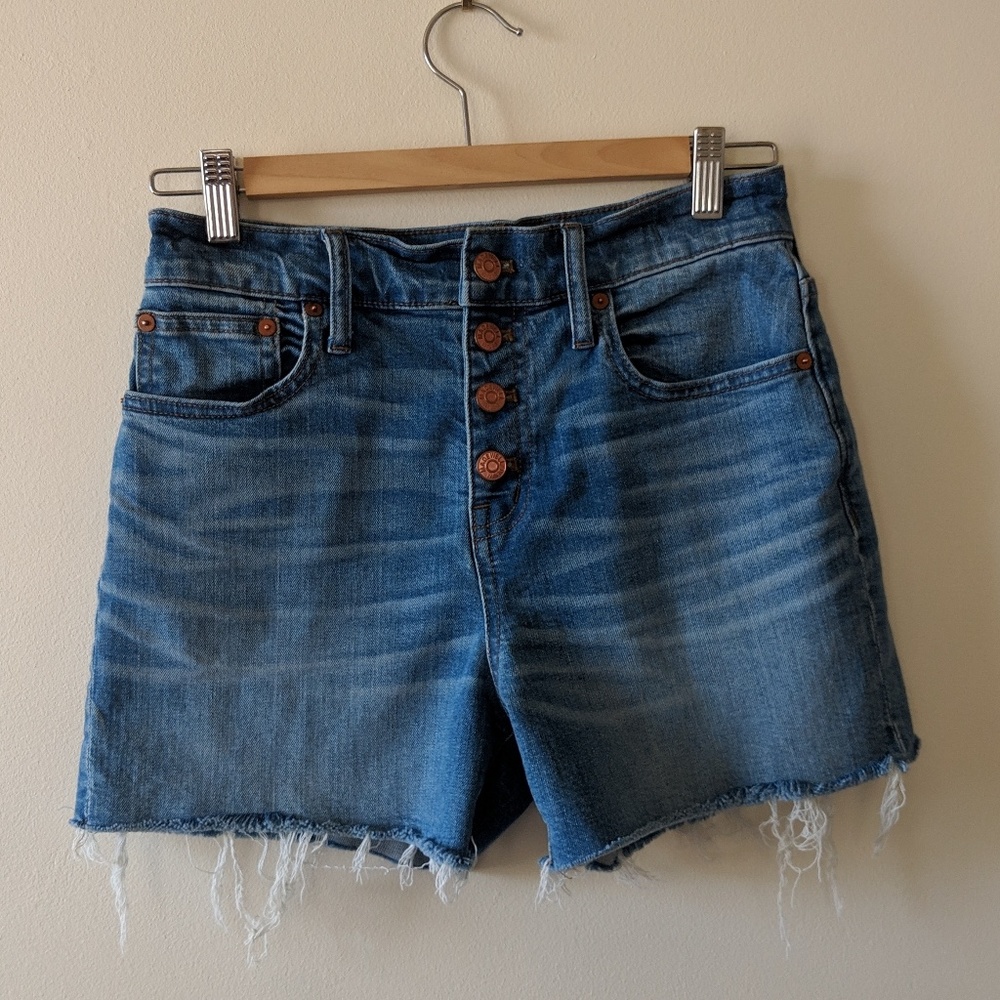Madewell High-Rise Denim Shorts